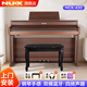Nux紐克斯電鋼琴88鍵重錘鍵盤(pán)立式電子鋼琴成人兒童初學(xué)者考級演奏琴 NCK-430(棕色)
