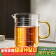雅集耐熱透明玻璃刻度杯量杯牛奶杯喝茶水杯400ml單杯無(wú)蓋