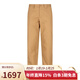 博柏利（BURBERRY）博柏利春夏新品拉鏈口袋裝飾簡(jiǎn)約百搭男士長(cháng)褲休閑褲 HY 卡其色 8070609 52