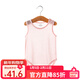 Kordear 嬰兒衣服新生兒嬰兒夏裝衣服0一2歲初生寶寶背心三角包屁衣3-12個(gè)月新生兒爬服 淺粉 73cm