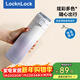 樂(lè )扣樂(lè )扣（LOCK&LOCK）保溫保冷杯彈跳蓋316不銹鋼陶瓷水杯銀灰色450ml【新年禮物】