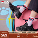 FILA 斐樂(lè )貓爪鞋4代女鞋老爹鞋情侶運動(dòng)鞋復古時(shí)尚休閑鞋網(wǎng)面透氣 【女款】黑-BK 36