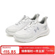 Under Armour童鞋兒童舒適跑鞋男女休閑透氣耐磨運動(dòng)童鞋舒適小白鞋 白色 36