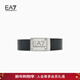 EMPORIO ARMANI/阿瑪尼官方旗艦【新年禮物】EA7/男女情侶板扣腰帶秋冬 MC165-黑色樹(shù)皮紋/深灰色光面 均碼