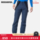 ROSSIGNOL金雞男士滑雪褲保暖防水雪褲單板雙板雪服褲子男 深藏青色-背帶款 S