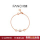 范琦（Fanci）幸運小蠻腰手鏈玫瑰金高級感表白女銀生日表白情人節禮物送女友