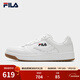 FILA 斐樂(lè )官方男鞋FX-100 摩登板鞋時(shí)尚休閑鞋運動(dòng)鞋 杰出白-BW 41