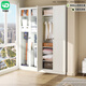 YDD家具小戶(hù)型防曬陽(yáng)臺柜鋼制儲物柜鐵皮柜子超薄兒童衣柜深40cm 40深全鋼質(zhì)對開(kāi)門(mén)門(mén)高柜