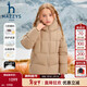 哈吉斯（HAZZYS）品牌童裝男女童羽絨服冬季新款三防透濕羽絨服 暖卡其 165