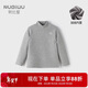 努比屋兒童保暖內衣女童秋冬加厚上衣男童春秋加絨打底秋衣大童衣服
