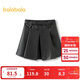 巴拉巴拉童裝兒童半身裙秋冬裝女童短裙中大童百搭洋氣時(shí)尚百褶裙
