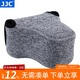 JJC 相機內膽包 適用于富士XE4 XT30II佳能R50V M6II索尼A7C ZV-E1奧林巴斯EM10II EM5M2收納保護套 OC-F2中號 深灰色