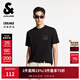 杰克·瓊斯（JACK&JONES）男裝夏季新款logo膠印日常休閑百搭直筒圓領(lǐng)短袖T恤22520 S03黑色 L （180）