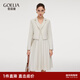 歌莉婭職業(yè)套裝女2025新款秋季通勤一整套穿搭兩件套裙1E8CAB70A 15W甜杏色 M