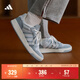 adidas ENTRAP美式校園風(fēng)運動(dòng)少年感復古籃球風(fēng)板鞋男女阿迪達斯   銀灰/清澈灰/白色   42