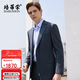 培羅蒙【羊毛桑蠶絲-商場(chǎng)同款】高級半麻襯輕奢羊毛西裝男西服套裝
