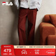 FILA 斐樂(lè )官方女士梭織長(cháng)褲2025秋季時(shí)尚簡(jiǎn)約基礎休閑闊腿褲