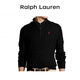 RALPH LAUREN 拉夫勞倫冬季新款時(shí)尚保暖男長(cháng)袖針織衫毛衣 710810841黑色L