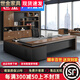 世金家具（shijinjiaju）大班桌老板辦公桌簡(jiǎn)約現代總裁桌經(jīng)理主管桌椅組合大班老板臺家具 1.8米老板桌+老板椅(包安裝)
