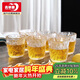品維冰川杯6只裝玻璃杯水杯套裝牛奶杯果汁杯啤酒杯250ml