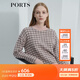 PORTS寶姿女裝 秋冬新品毛衣LL9K489LZF036 芋粉混色 M