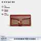 蔻馳（COACH）【專(zhuān)柜同款】女士TABBY21小號單肩包棕色/銹色 CE774 新年禮物