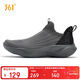 361°運動(dòng)鞋男秋冬季一腳蹬懶人鞋透氣無(wú)鞋帶休閑跑步鞋子672542215F-2