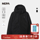 NEPA耐葩戶(hù)外25秋冬新品男女同款登山日常實(shí)用鵝絨羽絨服7LF2027 C01黑色 S 170/88A（095）