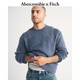 Abercrombie & Fitch美式復古經(jīng)典時(shí)尚純色菱格毛衣針織衫上衣26春男裝120-6029 藍色 S (175/92A)