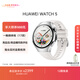 HUAWEI WATCH 5 42mm基礎款不銹鋼表殼金星白素皮復合表帶X-TAP智感窗eSIM通信手表華為智能手表watch5