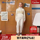 Champion【套裝】冠軍男女兒童裝2025秋季新款日常運動(dòng)加絨衛衣長(cháng)褲兩件套