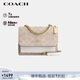 蔻馳（COACH）【品牌直供】新年禮物女士小號印花風(fēng)琴包單肩斜挎包PVC配皮CW206