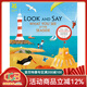 英文原版 National Trust Look and Say What You See at the Seaside 自然生態(tài)科普啟蒙故事繪本 低幼圖解故事書(shū) 贈官方音頻 綠山墻 . 綠山墻圖書(shū)