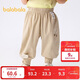 巴拉巴拉褲子嬰兒夏季薄款長(cháng)褲男女童運動(dòng)褲2025簡(jiǎn)約可愛(ài)時(shí)髦209225108201