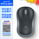羅技（Logitech）M186【企業(yè)級】無(wú)線(xiàn)辦公（M185/M187P）筆記本臺式電腦對稱(chēng)鼠標帶無(wú)線(xiàn)2.4G接收器黑灰【團單優(yōu)惠】