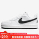 耐克NIKE大童休閑鞋 COURT BOROUGH 運動(dòng)鞋女子DV5456-104白 37.5