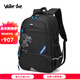 Walker Shop品牌初中生書(shū)包男生大容量高中生6-9年級輕便減負雙肩背包男 黑色配藍 【中小學(xué)生適用】