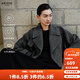 艾諾絲雅詩(shī)【商場(chǎng)同款】2025冬季新款通勤綿羊毛毛呢大衣短外套女40931095 煙灰色 S