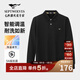 七匹狼長(cháng)袖T恤男士翻領(lǐng)抗菌恒溫固色多彩小狼標商務(wù)休閑透氣POLO上衣