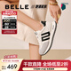 百麗（Belle）【張凌赫同款】小金甘運動(dòng)鞋透氣女商場(chǎng)款休閑鞋D3X1DAM5預售 【張凌赫同色】堅果米黑 37 (235mm)