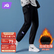 婧麒（JOYNCLEON）孕婦褲加絨冬季休閑褲女打底外穿運動(dòng)褲子棉 黑色XL jyk20235