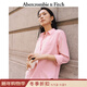Abercrombie & Fitch【牛津襯衫】經(jīng)典小麋鹿圖案女裝春夏復古通勤長(cháng)袖襯衫140-4429 粉色 S (165/88A)