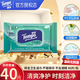 得寶濕巾便攜式衛生殺菌濕巾紙 溫和無(wú)刺激40片/包 雙層保濕清爽凈膚 衛生殺菌濕巾 40片*1包 袋裝帶蓋