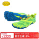Vibram五指鞋男女 晨跑夜跑運動(dòng)鞋跑酷健身赤足鞋跑步鞋KMD EVO 黃/藍/紅色男款 42