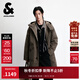 杰克·瓊斯（JACK&JONES）男裝冬季新款百搭日常棉服高領(lǐng)連帽外套通勤休閑長(cháng)款225409037 E08深棕色 L （180）