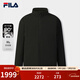 FILA 斐樂(lè )官方男士羽絨服冬季新款簡(jiǎn)約百搭保暖基礎立領(lǐng)外套 正黑色-BK M 170/92A/M