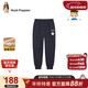 暇步士（Hush Puppies）童裝男童加絨長(cháng)褲大童休閑兒童厚實(shí)保暖褲子 藏藍   150   