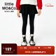 little MO&Co.3A抑菌 童裝25春裝新款女童假兩件裙褲半裙打底褲長(cháng)褲 黑色 130 130/56