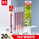 晨光（M&G）文具Q7/0.5mm紅色中性筆芯 拔蓋子彈頭筆芯 簽字筆替芯 水筆芯 20支/盒MG6102