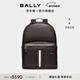 BALLY巴利【尊享折扣】MYTHOS紅白條紋牛皮革男士雙肩包6238747 黑色（黑白條紋） 均碼